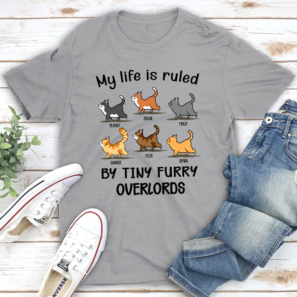 My Life Is Ruled By Cats - Personalized Custom Unisex T-shirt