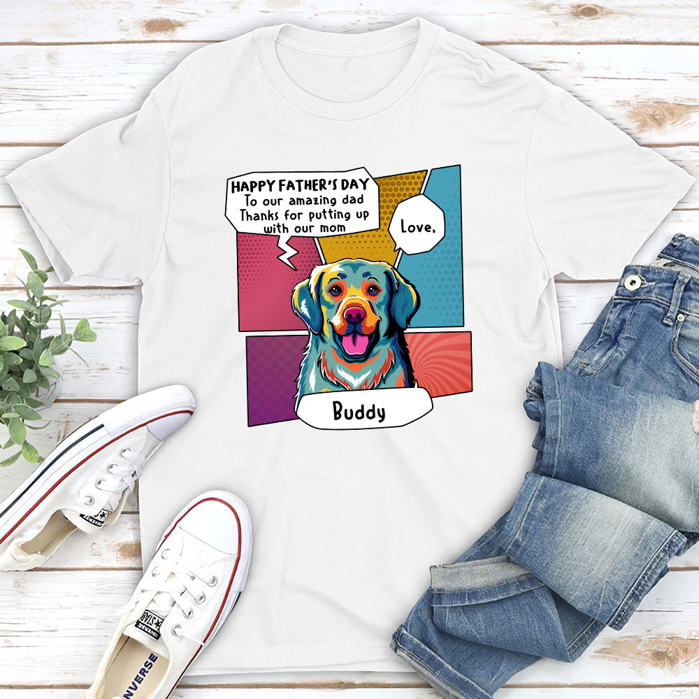 Pop Art Amazing Mom/Dad - Personalized Custom Unisex T-shirt