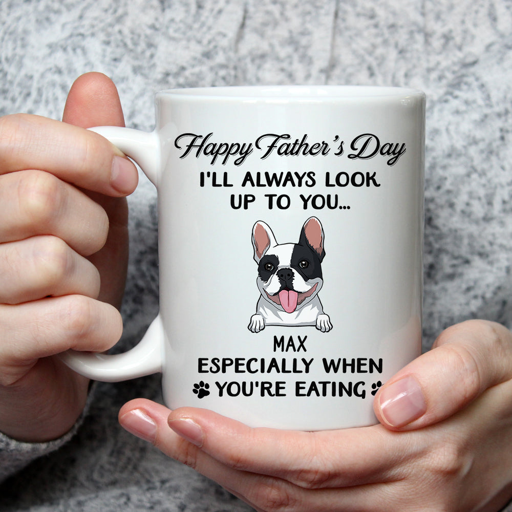 I'll Always Look Up To You - Personalized Custom Coffee Mug