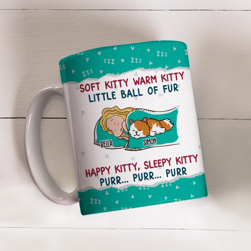 Soft Kitty Warm Kitty - Personalized Custom Coffee Mug