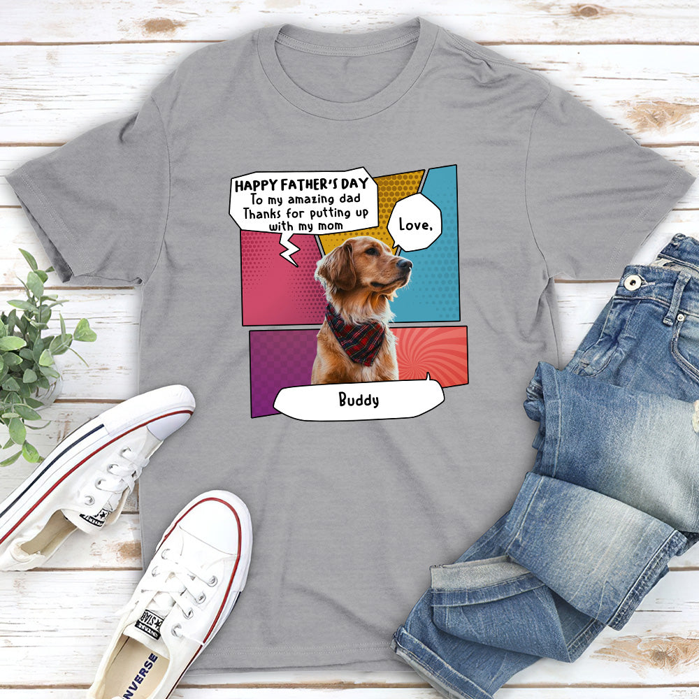 Pop Art Amazing Mom/Dad - Personalized Custom Unisex T-shirt
