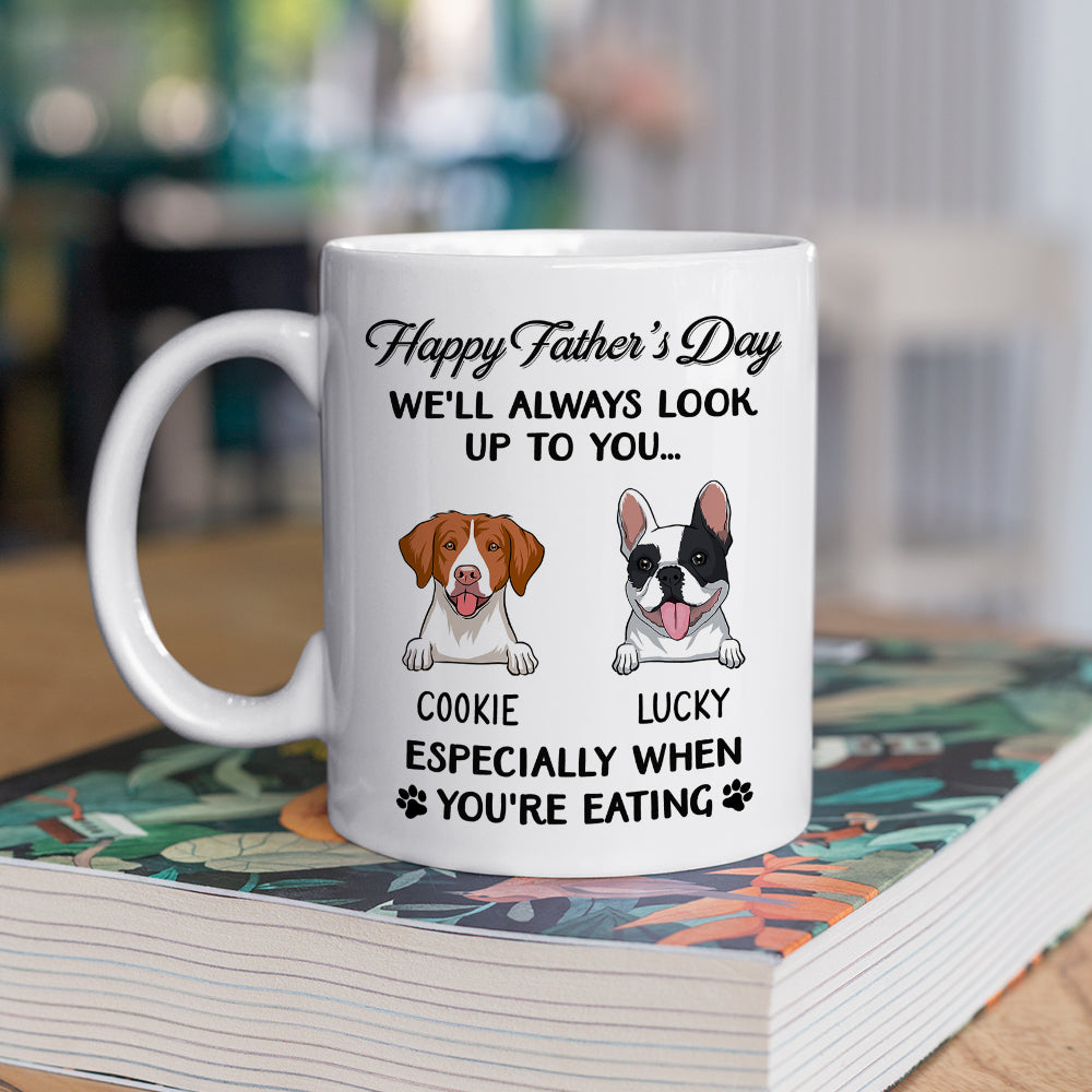 I'll Always Look Up To You - Personalized Custom Coffee Mug