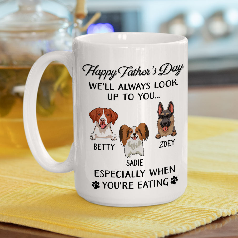 I'll Always Look Up To You - Personalized Custom Coffee Mug