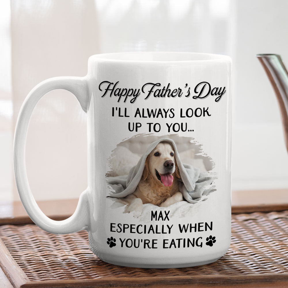 I'll Always Look Up To You - Personalized Custom Coffee Mug
