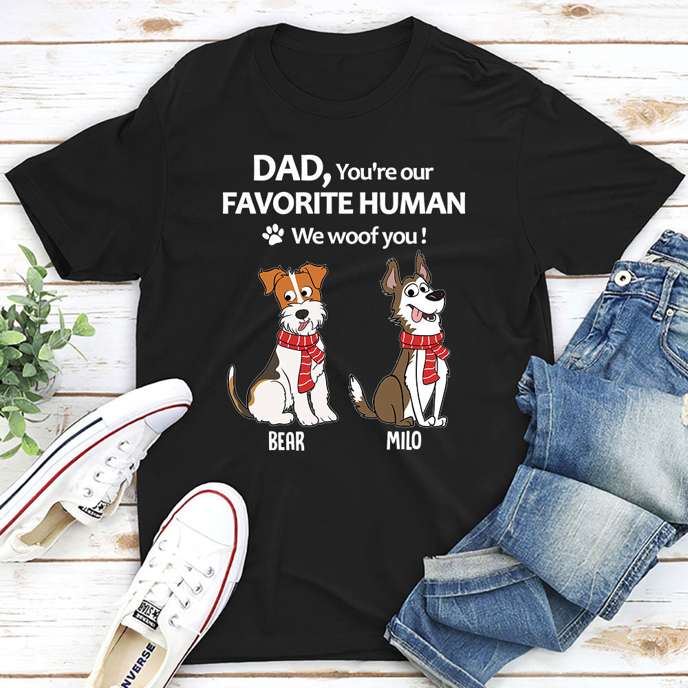 To My Favorite Human - Personalized Custom Unisex T-shirt