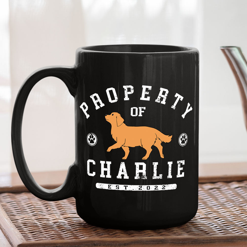 Dog Property - Personalized Custom Coffee Mug