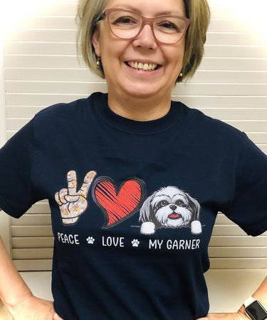 Peace Love Dog - Personalized Custom Unisex T-shirt