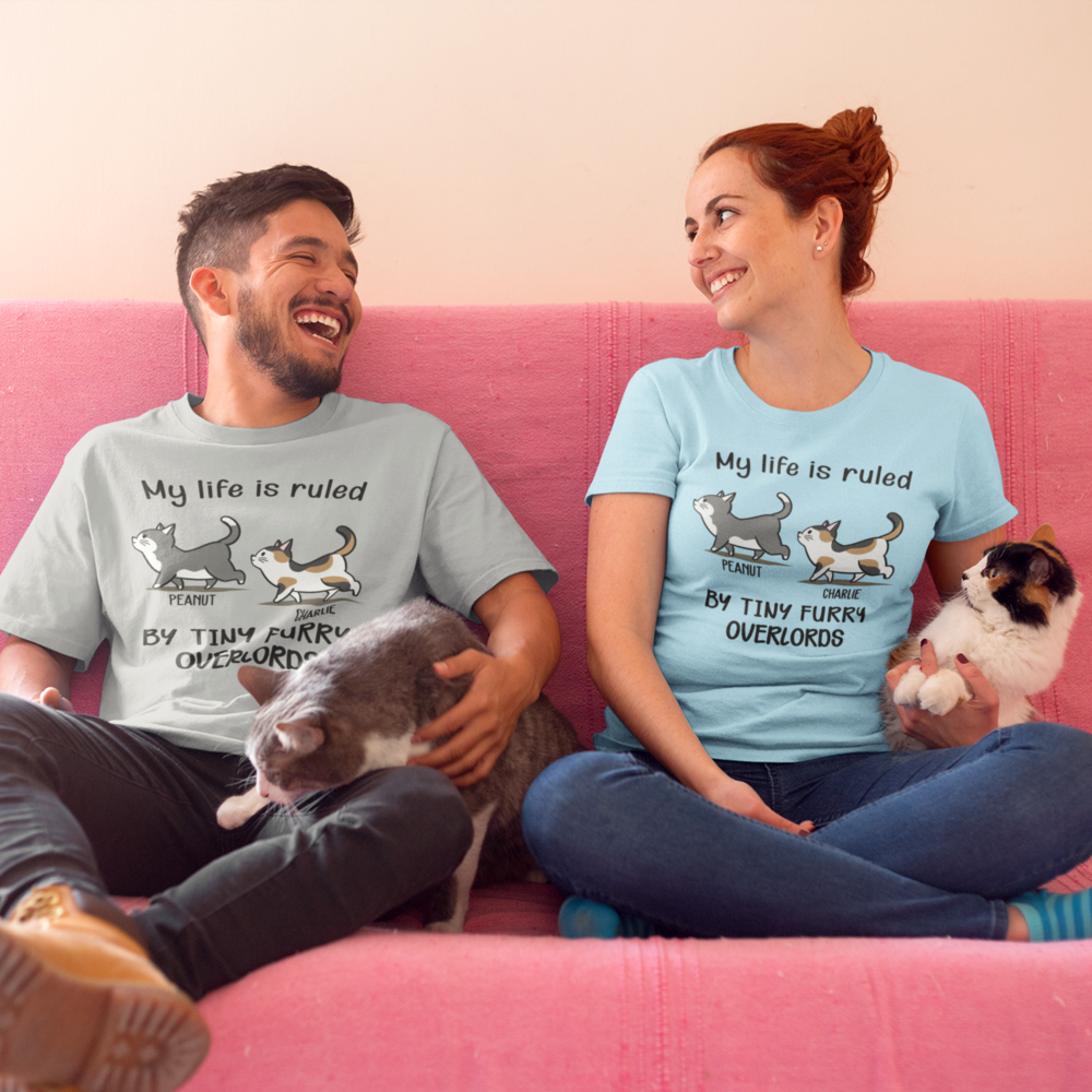 My Life Is Ruled By Cats - Personalized Custom Unisex T-shirt