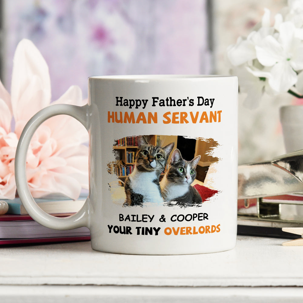 To My Human Servant - Personalized Custom Coffee Mug