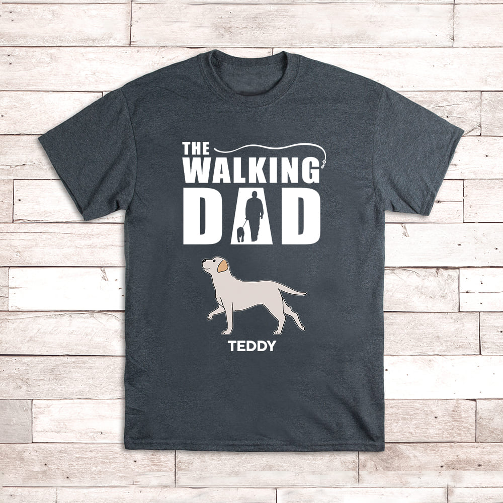 The Walking Dad - Personalized Custom Unisex T-shirt