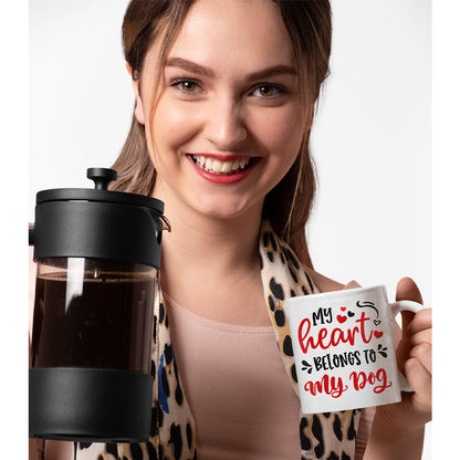 Belong To Dog - Personalized Custom Coffee Mug