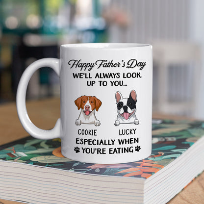 I'll Always Look Up To You - Personalized Custom Coffee Mug