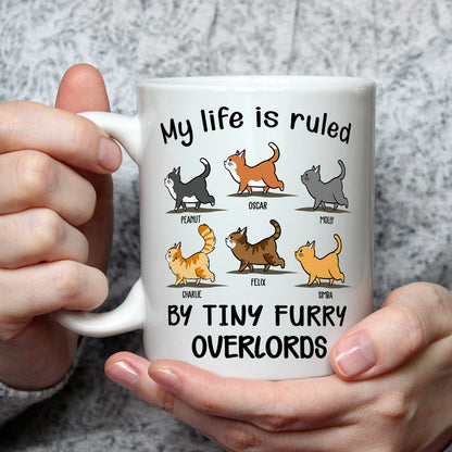 My Life Is Ruled By Cats - Personalized Custom Coffee Mug