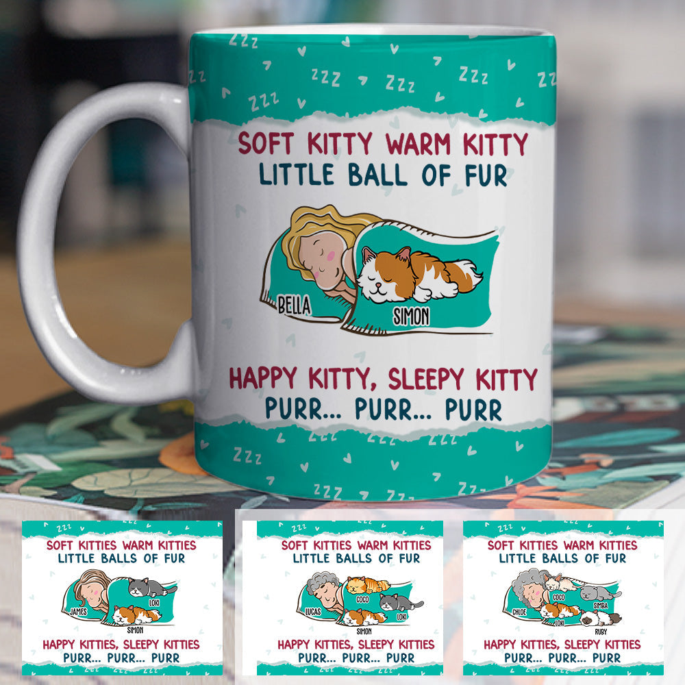 Soft Kitty Warm Kitty - Personalized Custom Coffee Mug