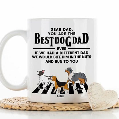 Dogs Run To You - Personalized Custom Coffee Mug