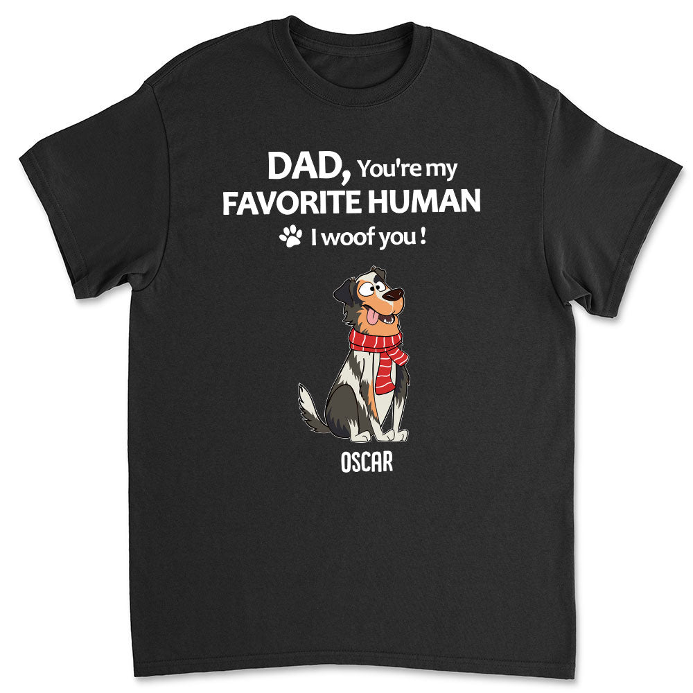 To My Favorite Human - Personalized Custom Unisex T-shirt
