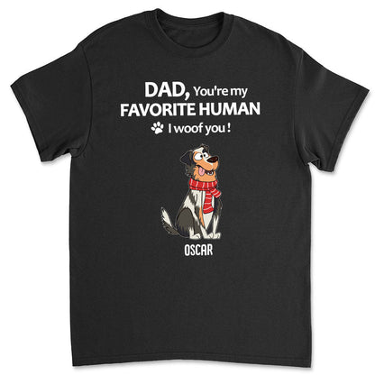 To My Favorite Human - Personalized Custom Unisex T-shirt