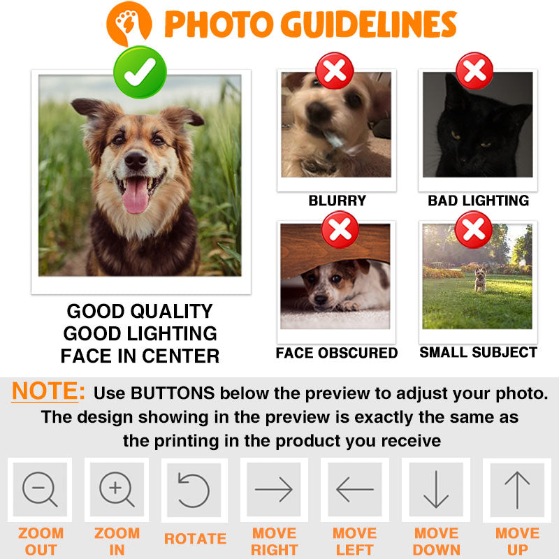 Custom Pet Face Vintage Version 8 - Personalized Custom Unisex T-shirt