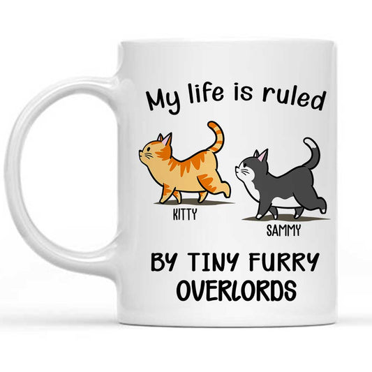 My Life Is Ruled By Cats - Personalized Custom Coffee Mug