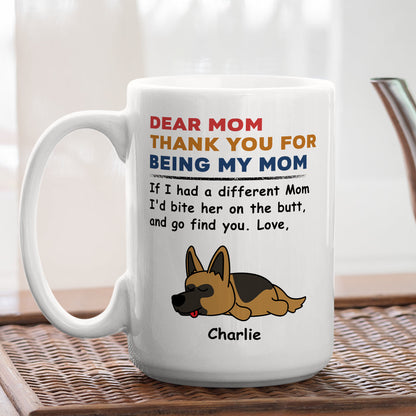 Bite The Butt - Personalized Custom Coffee Mug