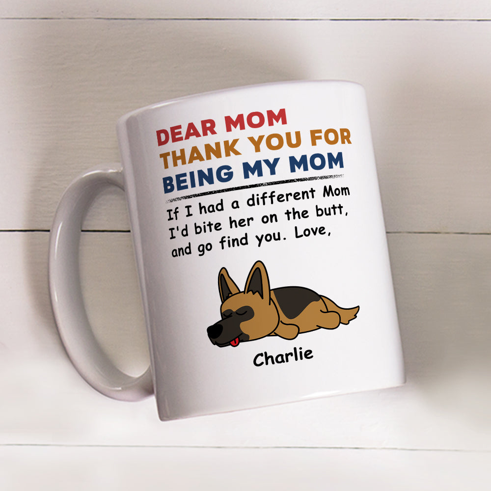 Bite The Butt - Personalized Custom Coffee Mug