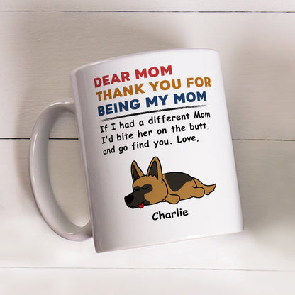 Bite The Butt - Personalized Custom Coffee Mug