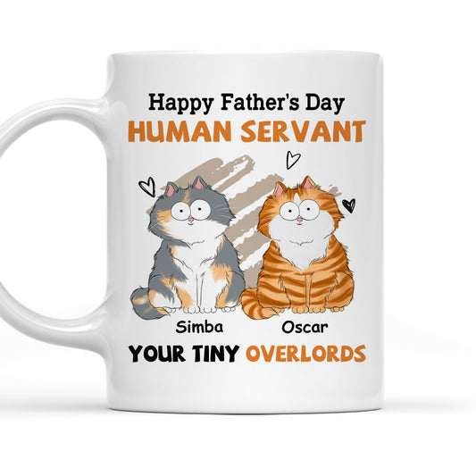 To My Human Servant - Personalized Custom Coffee Mug